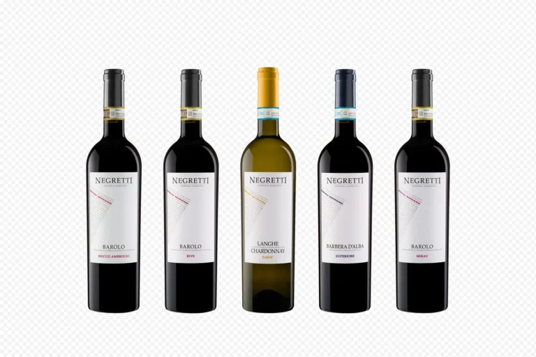 Bottiglie di vino scontornate